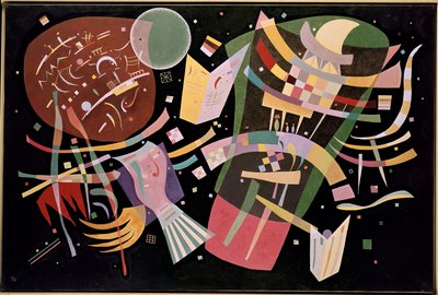 Compositie X, 1939 door Wassily Kandinsky